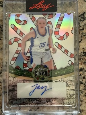 2025 Leaf Happy Holidays Toby Fournier Auto Autograph #d /15