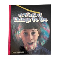 National Geographic Society A World of Things To Do Childrens Activity Book 1981