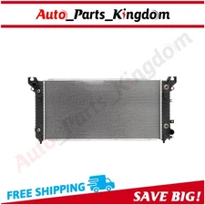 For 2014-2018 Chevrolet Silverado 1500 2015-2018 GMC Yukon XL Aluminum Radiator