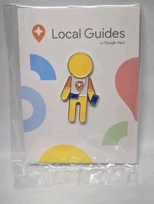 Rare Exclusive Google Maps Local Guides Contribution Award Enamel Lapel ...