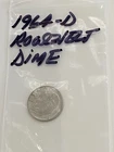 1964-D- Roosevelt Dime .10 - Good Circulated Condition / Silver