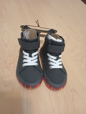 Boys Toddler Shoes, Size 5, Wonder Nation, Black With Flames