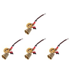 Confezione 4 Ciondoli Charm Campana Sospesa Campana da Appendere Vintage Campane