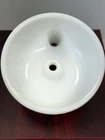 Vintage Dental Rinse Sink Bowl Antique Milk Glass Dentist Sink 7" Dia  (Pop Art)