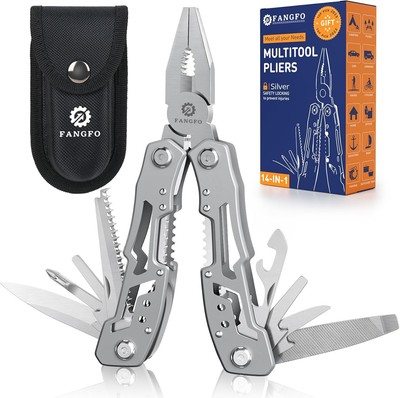 14-In-1 Multitool Pliers, Portable Multi Tool, with Safety Locking Profession