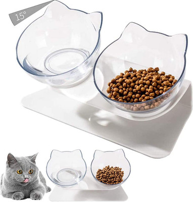 Katzenfutternäpfe 2-in-1 mit Anti-Spill & Anti-Rutsch für kleine Haustiere