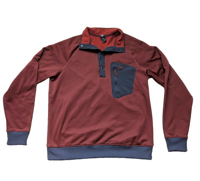 EUC Mountain Hardwear Men's Medium Norse Peak 1/4 Snap Pullover Fleece Jacket