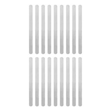 Silver Curved Bracelet Blanks Stainless Steel Durable for DIY Jewelry Crafts