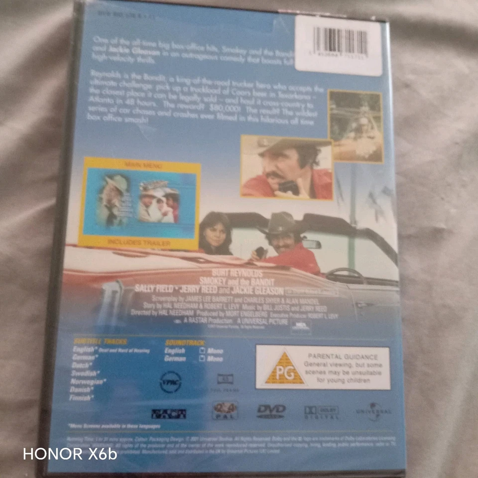 Smokey And The Bandit DVD Region 2 New & Sealed - Image 2 of 2
