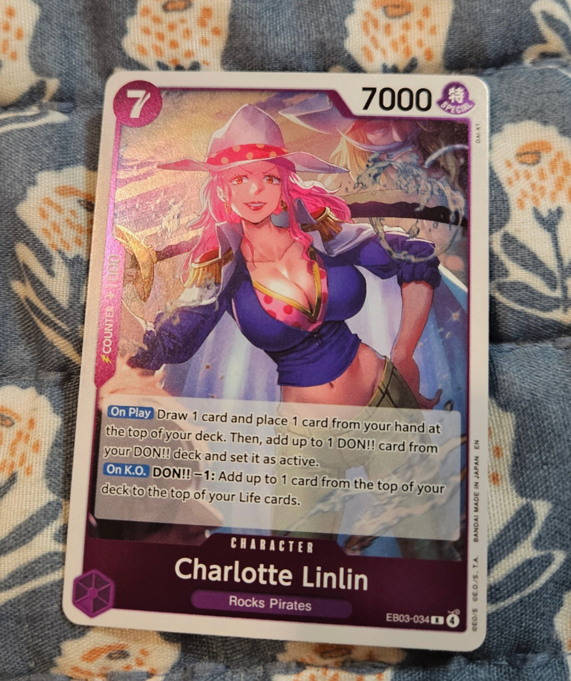 Charlotte Linlin FOIL EB03-034 Extra Booster: One Piece Heroines Edition