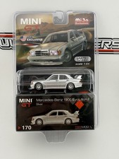 Mercedes-Benz 190E 2.5 16 Evolution II Silver - Mini GT MGT 00170 DTM
