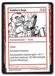 Toddler's Rage - Mystery Booster 2 Playtest Card