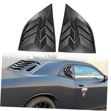 for 2008-2024 Dodge Challenger Side Window Scoop Louvers, ABS Window Visor 