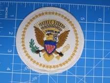 US Secret Service Uniformed Division white embroidered patch-vintage