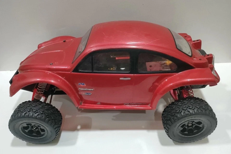 Traxxas Slash 2wd Proline Beetle 1/10 Short Course Truck Metal Red Castle Arrma - Image 3 of 4