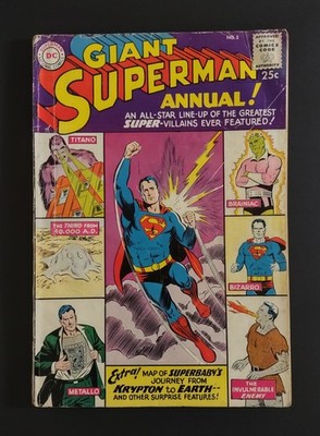 Superman Annual #2 (DC Comics Winter 1960) - Acceptable Condition