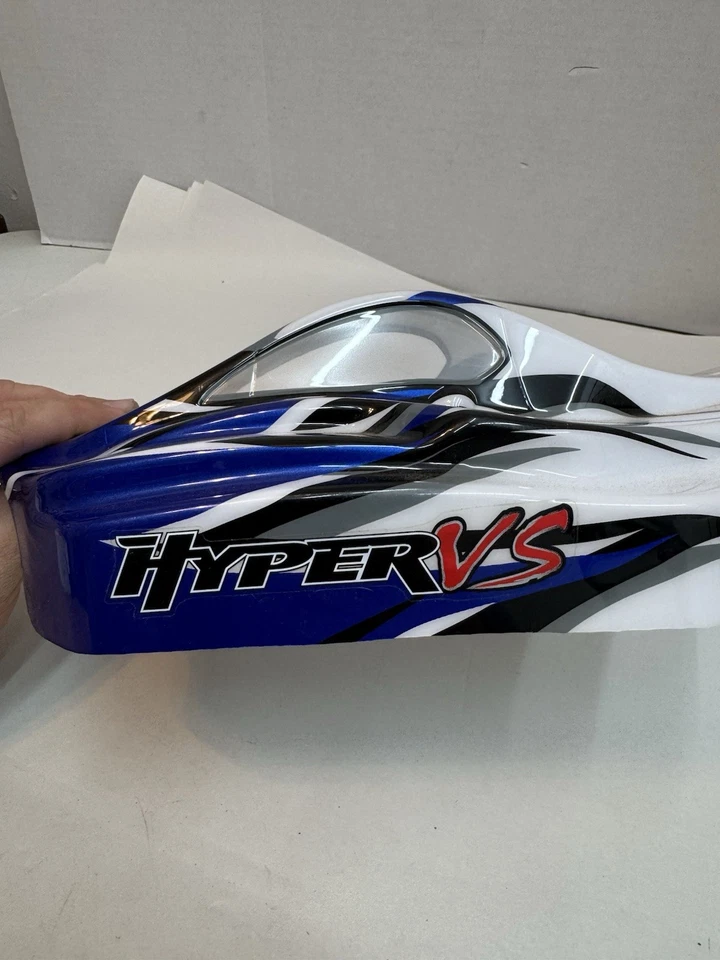 HoBao 85033BU 1/8 Buggy Printed Body Blue : Hyper VS - Image 4 of 4