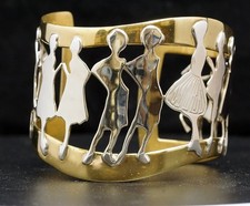 RLM STUDIO Robert Lee Morris Tribute to Andy Warhol Silhouette Cuff Bracelet