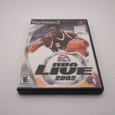 NBA Live 2002 PlayStation 2 PS2 Video Game Basketball EA Sports CIB Mint Disc