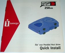 iOMEGA 250 QUICK INSTALL GUIDE "INSTRUCTIONS"