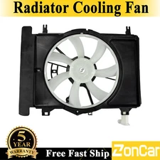 Radiator Assembly Cooling Fan For 2007-2011 Yaris RS 2007-2015 Yaris CE Zoncar