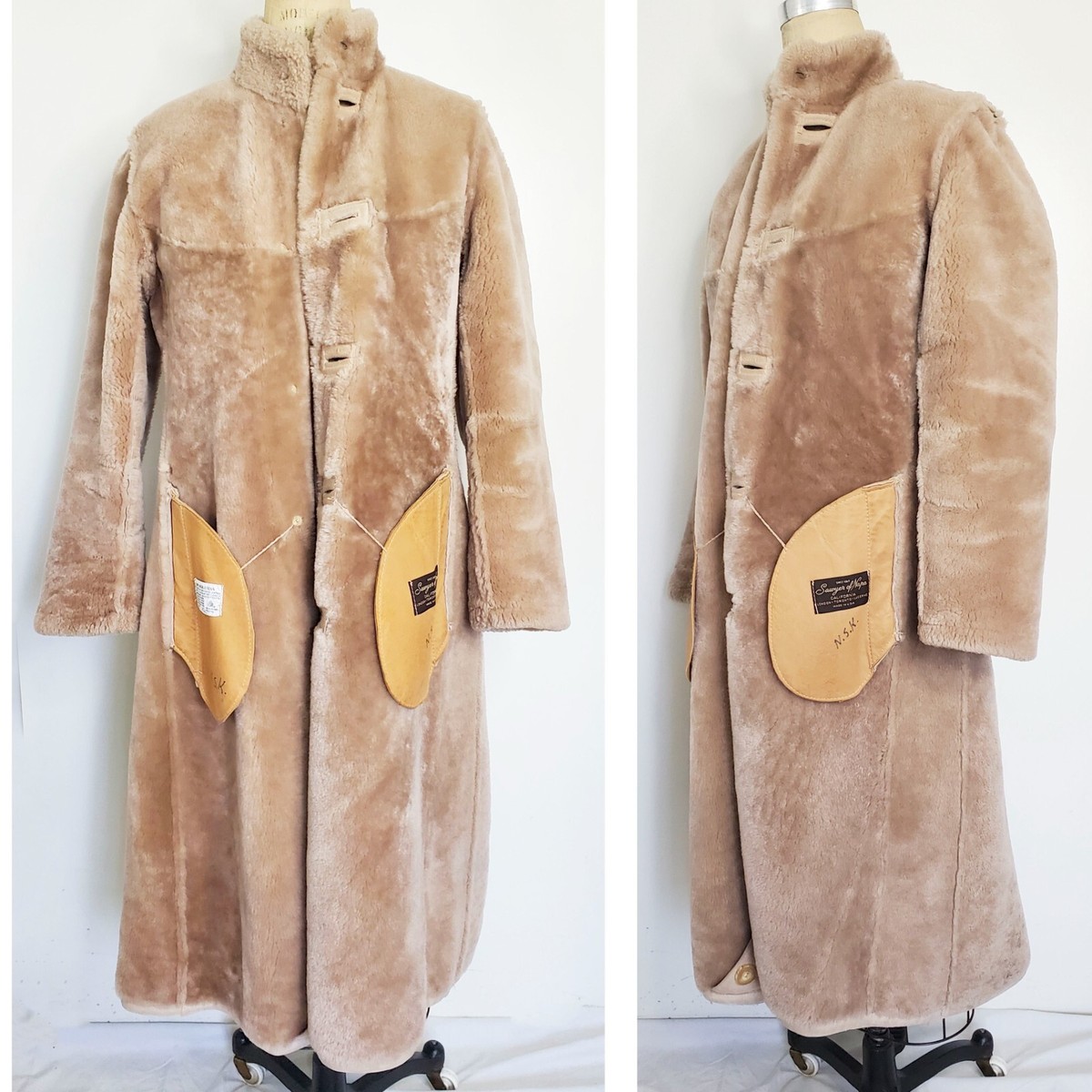 Vintage Sawyer Of Napa California Luxury Shearling Coat Sz 4 Vintage Sawyer Of Napa California Luxury Shearling Coat Sz 4