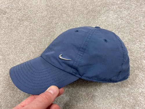 Nike Heritage86 Baseball Cap Adult Adjustable One Size Metal Logo Hat Grey - Picture 10 of 17