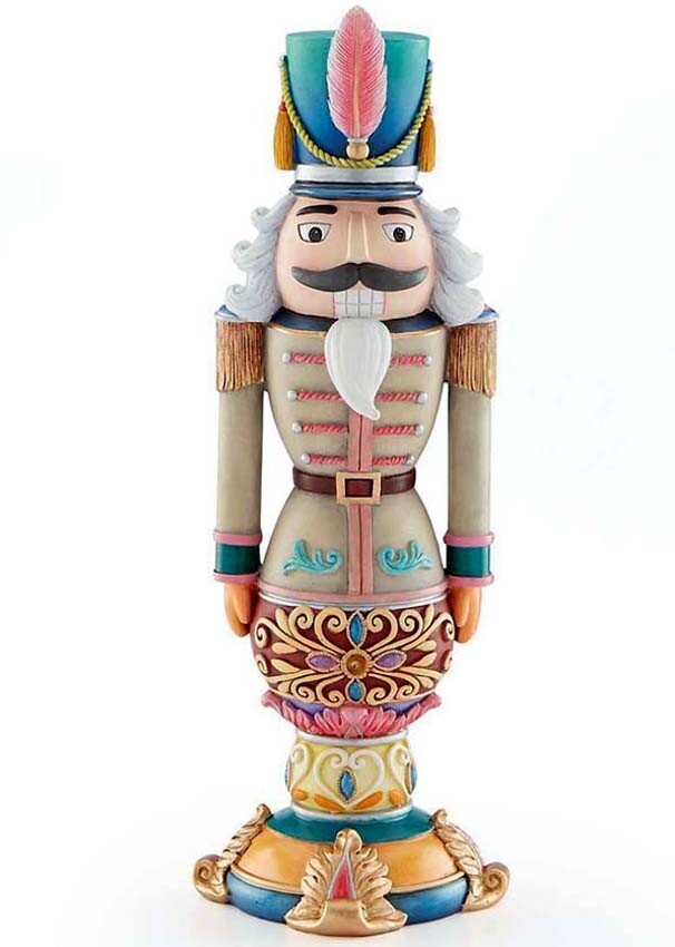 Lenox Merry & Bright Nutcracker Holiday Figurine 12.5" Tall Multicolor