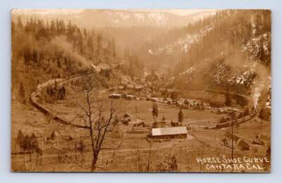 Cantera Loop Southern Pacific Railroad Loop CANTARA California RPPC Siskiyou Train ...