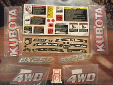 Oem Kubota Bx25d Tractor Bx Decal Kit Tractor Decals Sticker Full Set Restore Oem Kubota Bx25d Tractor Bx Decal Kit Tractor Decals Sticker Full Set Restore