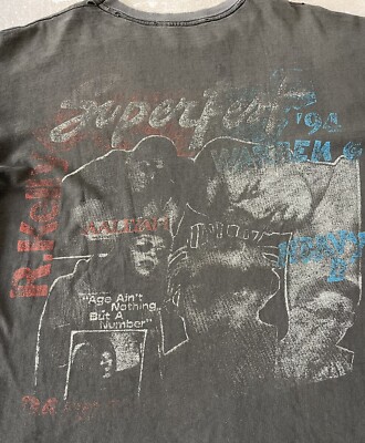 Vintage Budweiser Superfest 1994 Rap Tee Aaliyah Warren G Coolio
