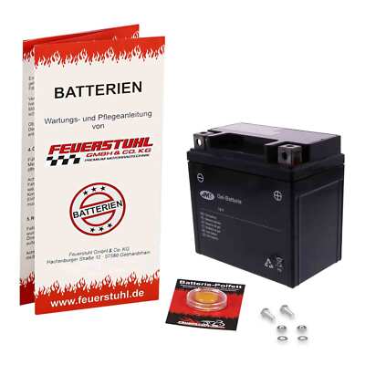 Batterie GEL Kymco Filly 50, 1999-2001, wartungsfrei, startklar, inkl 7,50 Pfand