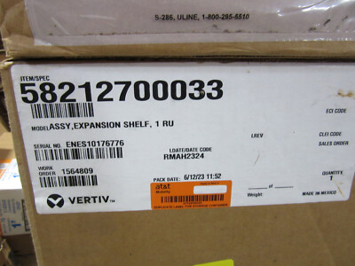 Vertiv Model PSS48/250-23C Expansion Shelf Module 58212700033 New