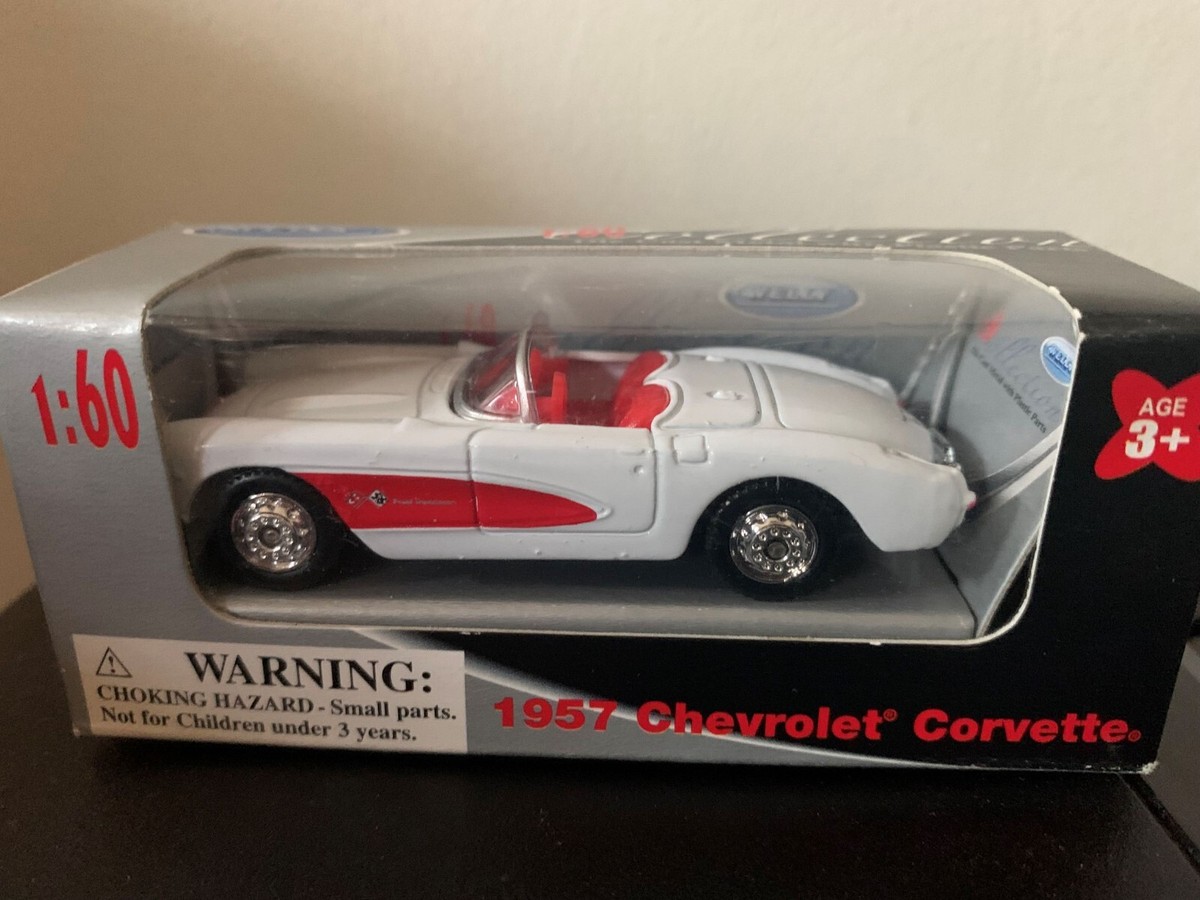 Welly 1957 Chevrolet Corvette Convertible1:60 Scale GM Official - Main Image