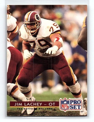 K&Y❤︎ 1992 Pro Set Jim Lachey Washington Redskins #79 | eBay