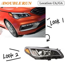 Halogen Headlight Headlamp Fit For2015 -2017Hyundai Sonata Passenger  Side RH