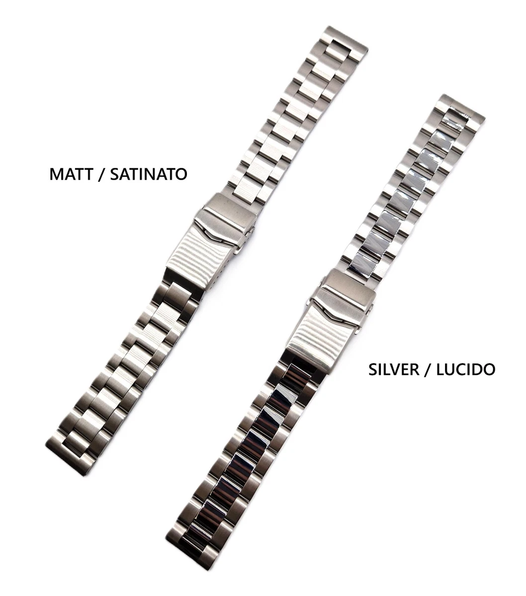 6x Uhrenarmbänder - Edelstahl - 16-22mm - Variabel Einstellbar - Foto 6