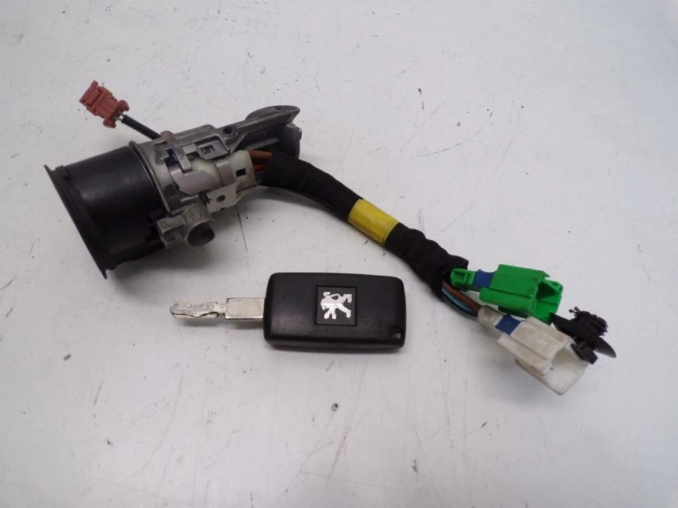 Cerradura de encendido llave de encendido 1x se adapta a PEUGEOT 607 (9D, 9U) 2.2 HDI FACELIFT Foto 2 de 4