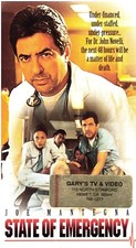 STATE OF EMERGENCY- Joe Mantegna- Doctor Breaks Rule to Save Life VHS VG