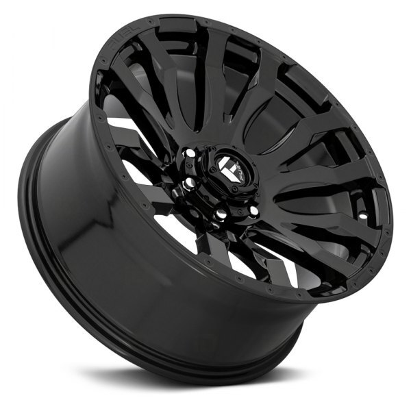 18 FUEL BLITZ WHEELS RIMS GLOSS BLACK TIRES 33 12.50 18 MT MUD F150