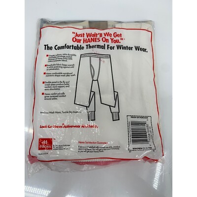 v*y様 最終値下げ‼ 90s usa製 hanesボディ Sessions L 1992 Hanes His Way 2XL (46-48) Long John Thermal Bottoms | eBay
