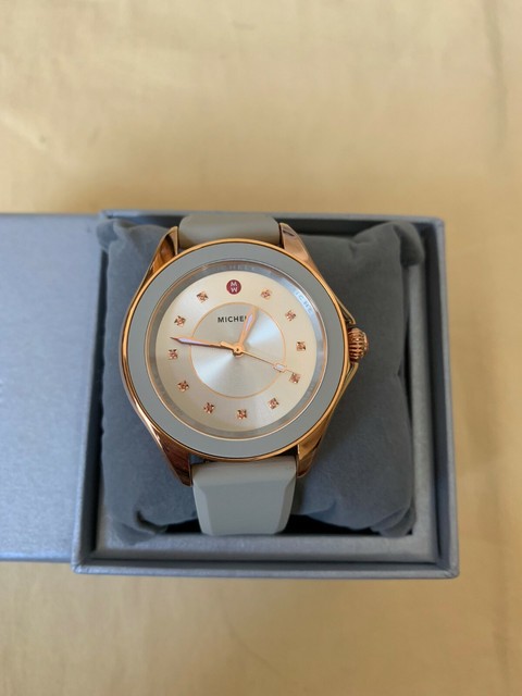 michele women's cape topaz sport watch 40mm