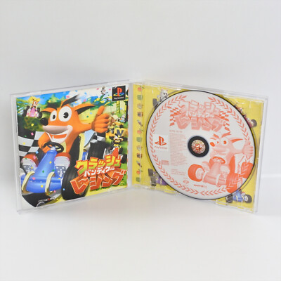 CRASH BANDICOOT RACING PS1 Playstation ccc für JP System p1