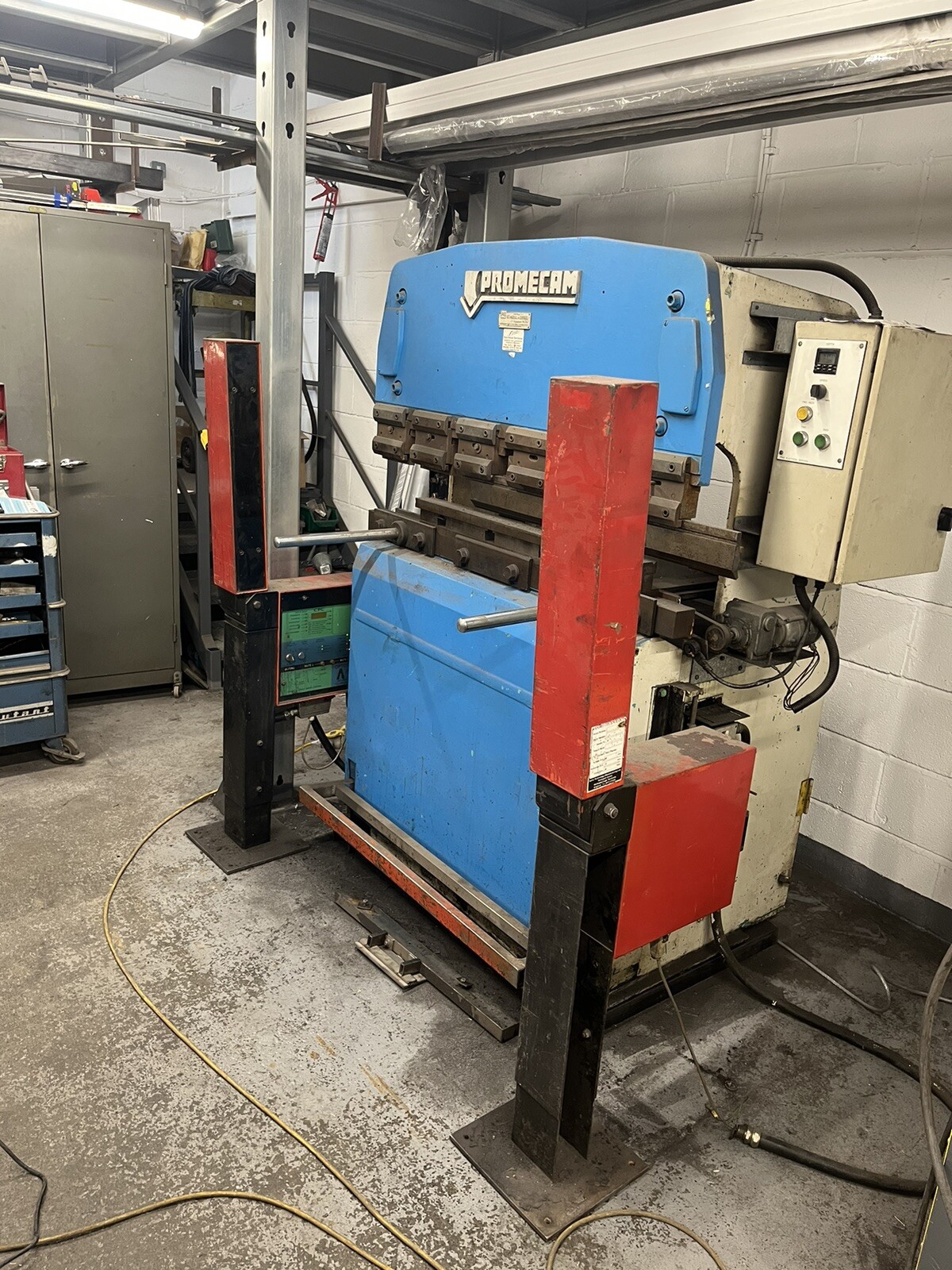 Promecam RG2512 press brake. Automatic Backstop, Plus Some Tooling. eBay