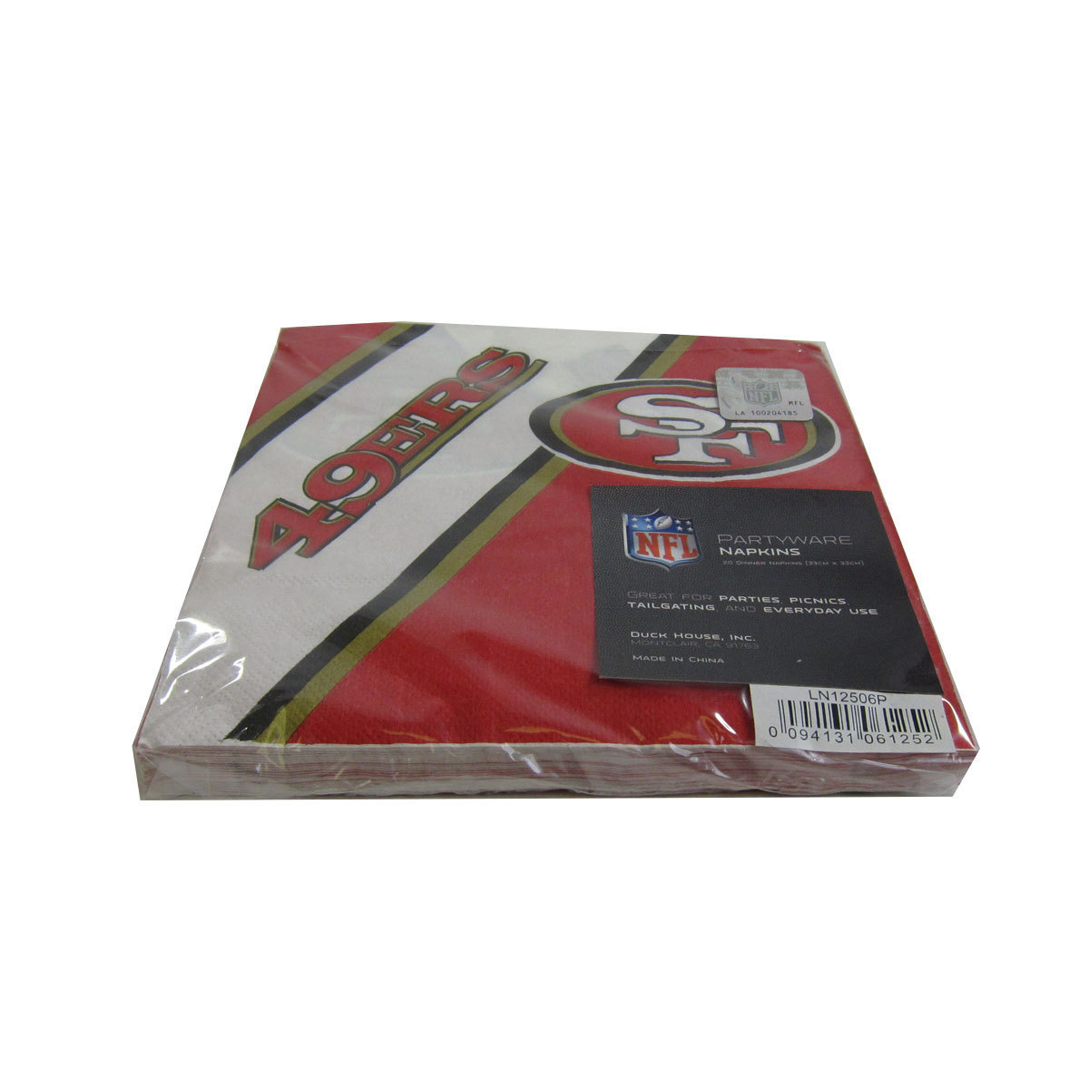 Nfl Partyware New NFL San Francisco 49ers 20pcs Dinners Napkins Partyware Party ...