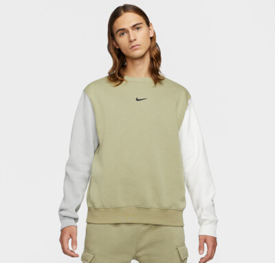 nike metallic swoosh sweater