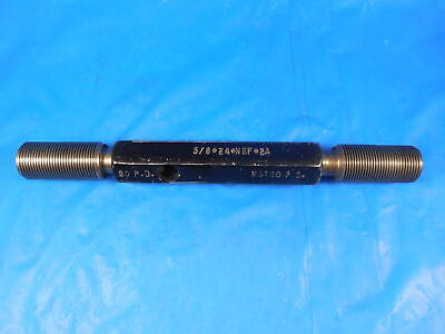 5/8 24 UNEF 2A THREAD RING GAGES .625 GO NO GO P.D.'S = .5967 & .5927 NEF-2A