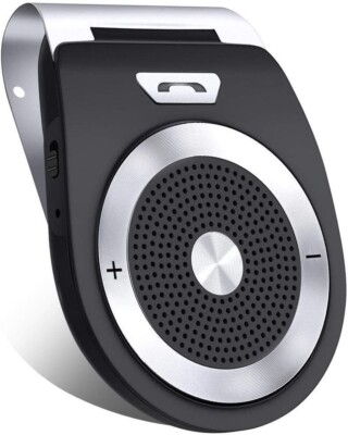 Aigoss Handsfree Car Speaker Kit Bluetooth Auto Power on Visor with  Motion