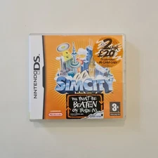 Sim City DS Case *** CASE + MANUAL ONLY / NO GAME ***