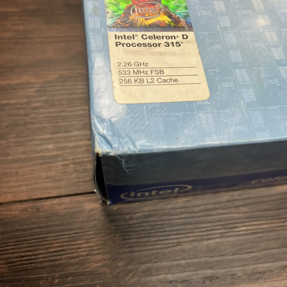 New Sealed Intel Celeron D Processor 315 2.26 GHz With Heatsink & Fan - Image 4 of 4